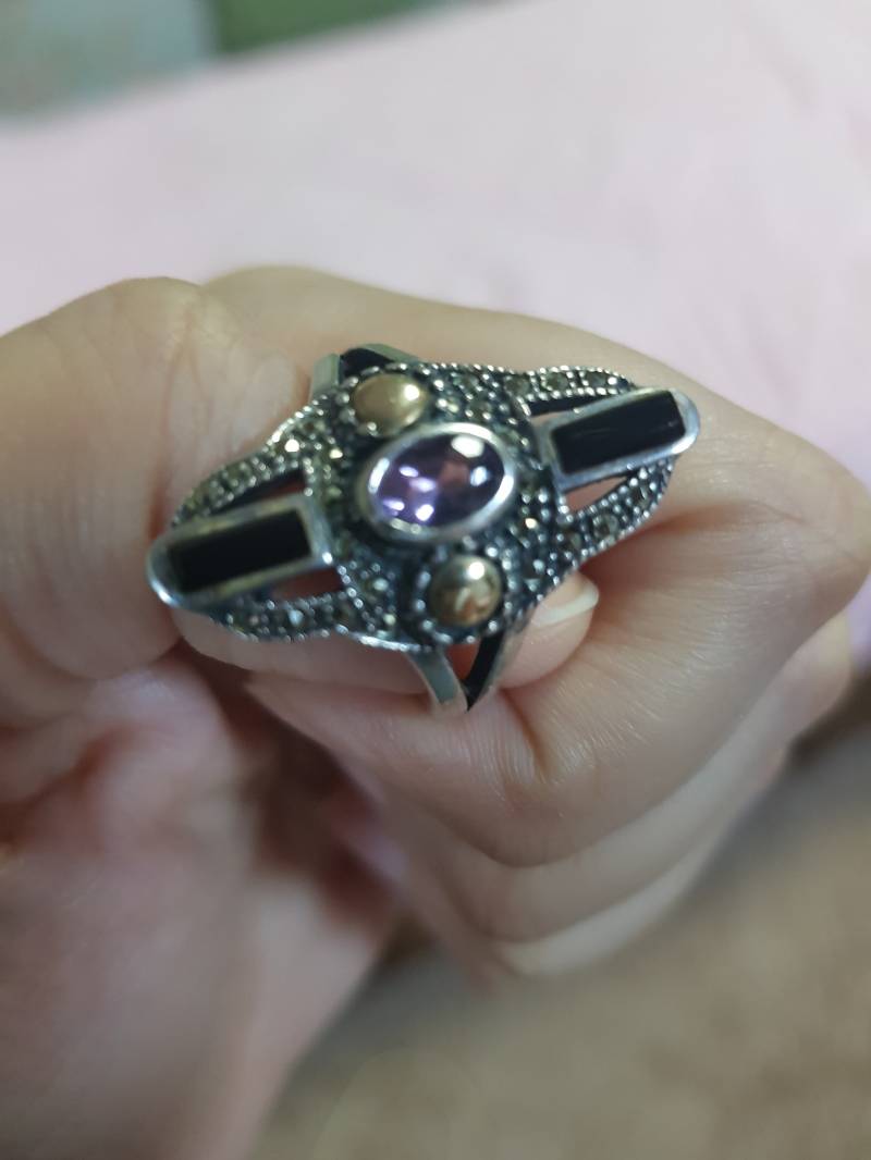 Wunderschöne Silber Amethyst Ring von NeverlandwondeByLolo