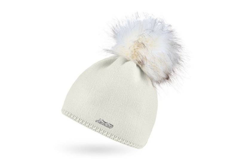 Neverless Bommelmütze Damen Strickmütze Strick-Beanie mit Bommel Winter-Mütze Bommelmütze Neverless Bommelmütze Damen Strickmütze Strick-Beanie mit Bommel Winter-Mütze Bommelmütze von Neverless