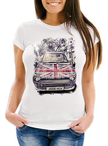Neverless Damen T-Shirt London United Kingdom Car UK Flag Flagge England Great Britain Slim Fit weiß M Neverless Damen T-Shirt London United Kingdom Car UK Flag Flagge England Great Britain Slim Fit weiß M von Neverless