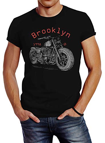 Neverless Herren T-Shirt Motorrad Motorbike Brooklyn Slim Fit schwarz M Neverless Herren T-Shirt Motorrad Motorbike Brooklyn Slim Fit schwarz M von Neverless