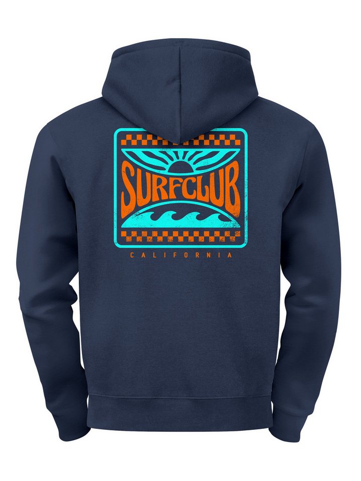 Neverless Hoodie Herren Hoodie Backprint Surfclub California, Surf Design Neverless Hoodie Herren Hoodie Backprint Surfclub California, Surf Design von Neverless