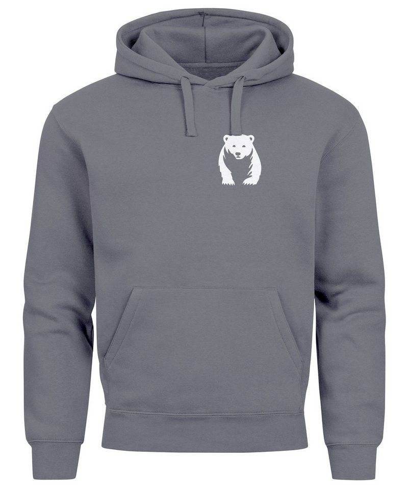 Neverless Hoodie Hoodie Herren Print Aufdruck Motiv Brustprint Logo Bär Natur Outdoor Neverless Hoodie Hoodie Herren Print Aufdruck Motiv Brustprint Logo Bär Natur Outdoor von Neverless