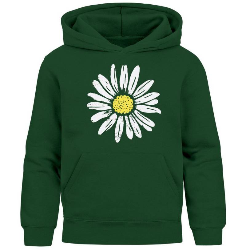 Neverless Hoodie Kinder Hoodie Mädchen Blumen Aufdruck Kapuzenpullover Sweatshirt von Neverless