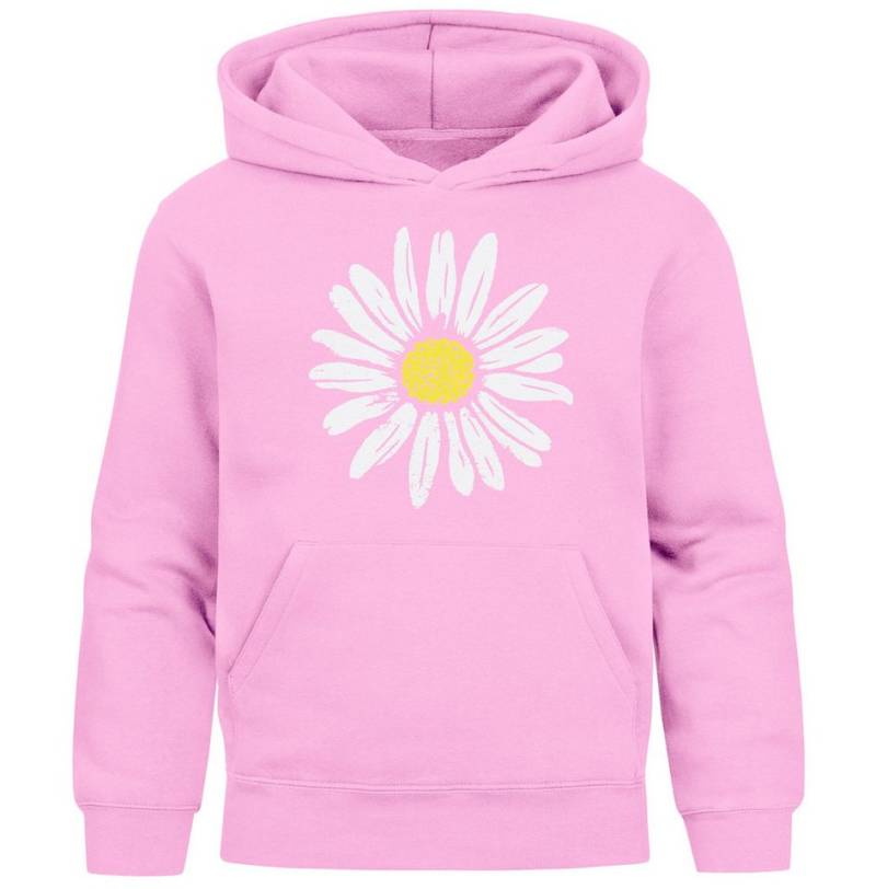 Neverless Hoodie Kinder Hoodie Mädchen Blumen Aufdruck Kapuzenpullover Sweatshirt von Neverless