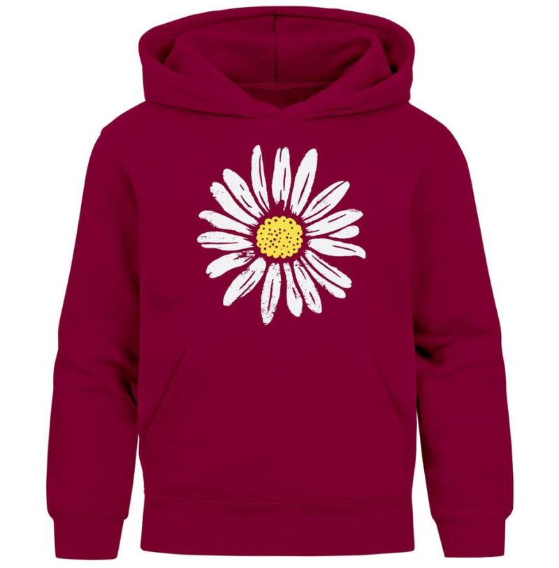 Neverless Hoodie Kinder Hoodie Mädchen Blumen Aufdruck Kapuzenpullover Sweatshirt von Neverless
