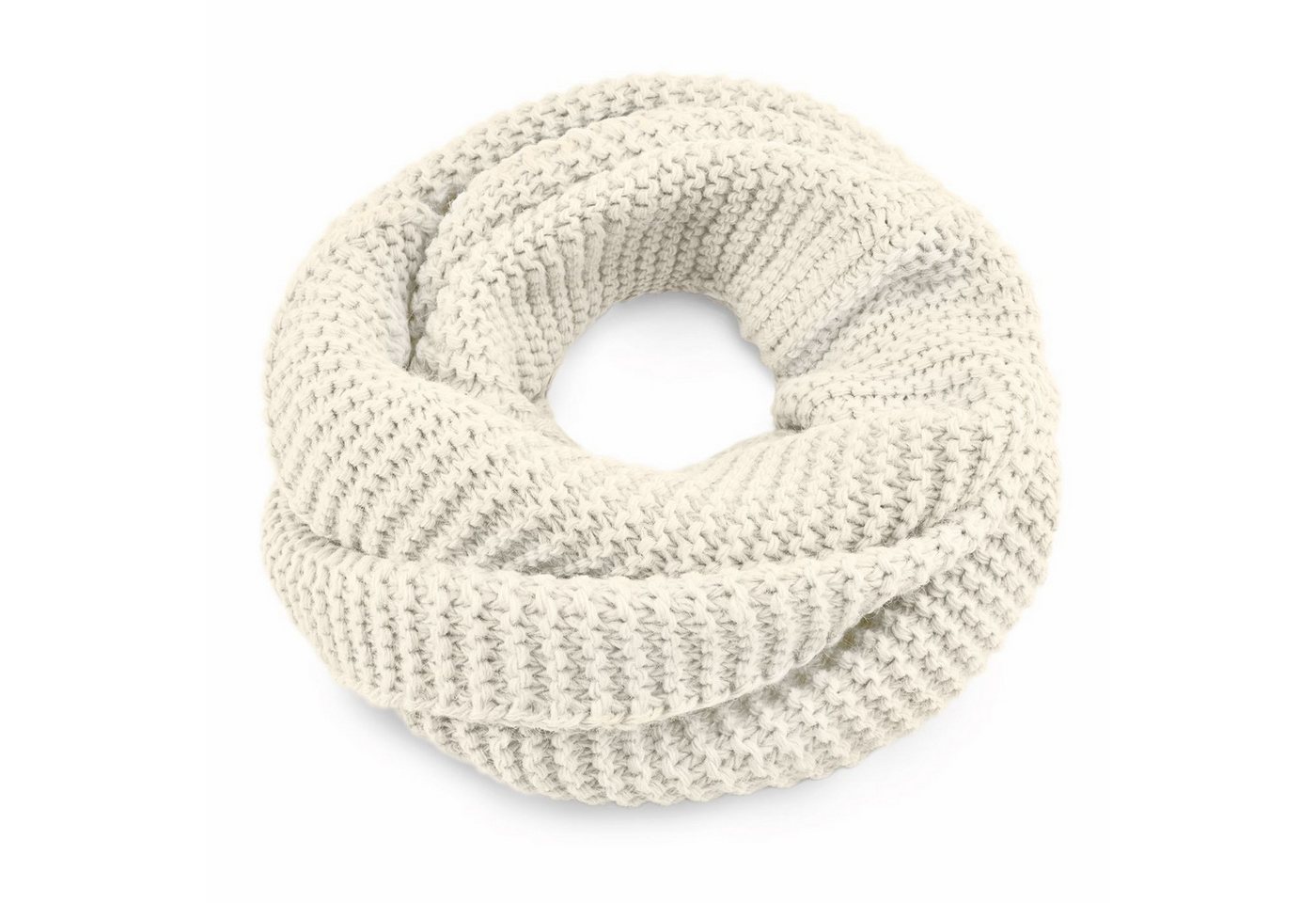 Neverless Loop Damen Loopschal Merino Wolle Grobripp Strickschal Schlauchschal von Neverless