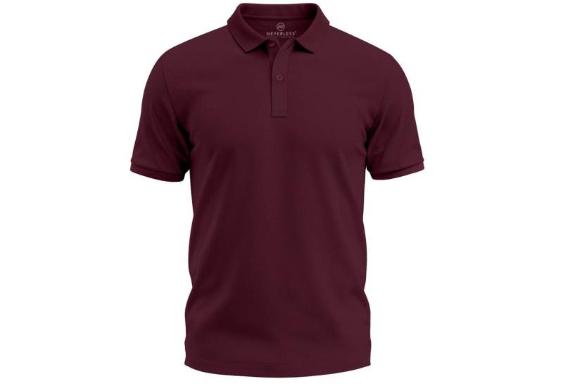 Neverless Poloshirt Herren Polo-Shirt Basicshirt mit Polokragen und Knopfleiste Baumwolle mit Print Neverless Poloshirt Herren Polo-Shirt Basicshirt mit Polokragen und Knopfleiste Baumwolle mit Print von Neverless