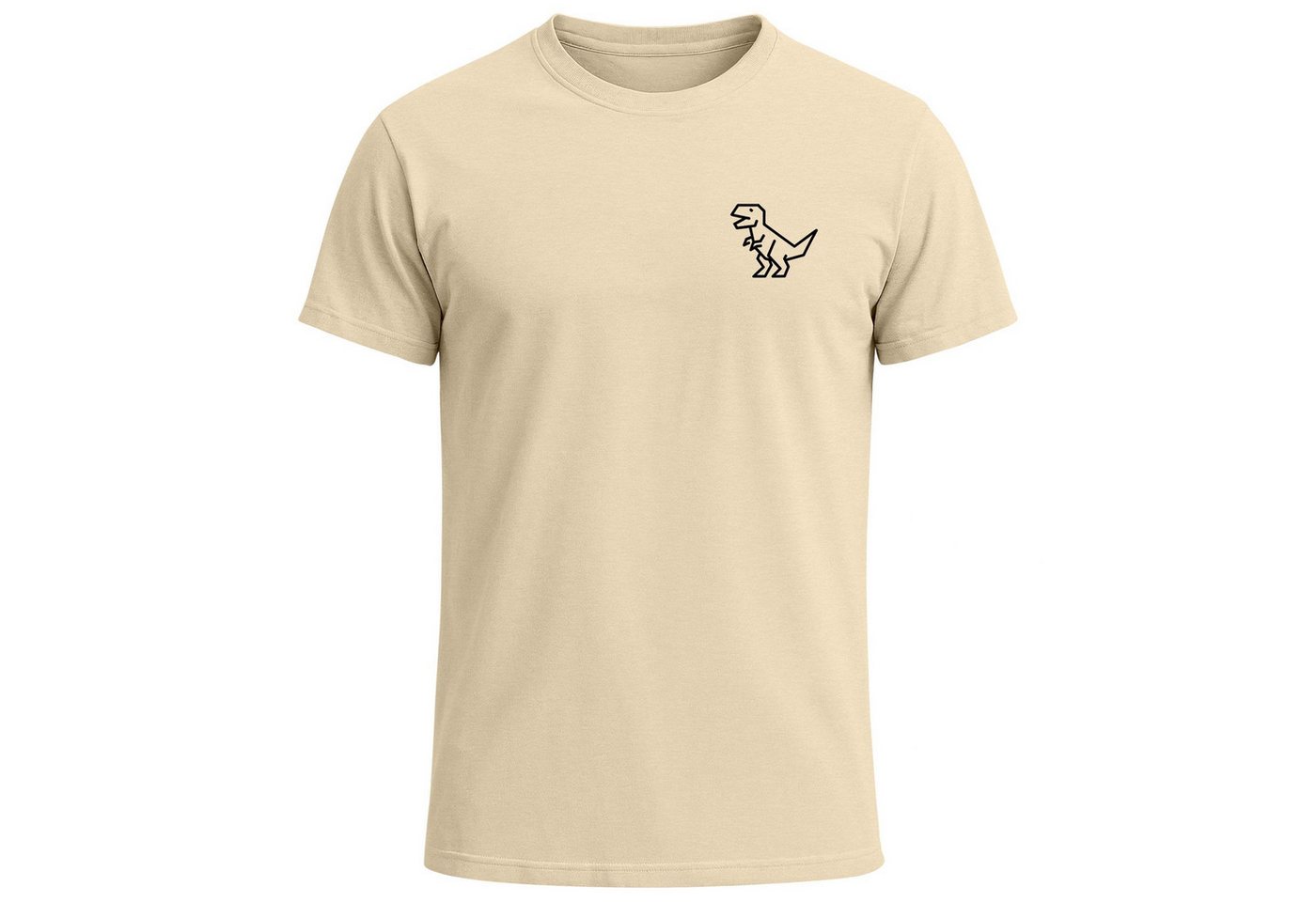 Neverless Print-Shirt Herren T-Shirt mit Dino Print – Lustiges T-Rex Logo auf der Brust – mit Print von Neverless