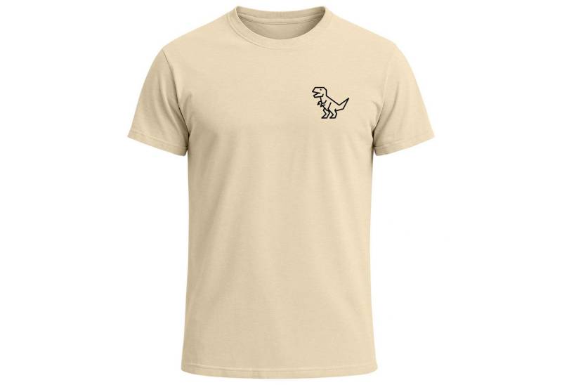 Neverless Print-Shirt Herren T-Shirt mit Dino Print – Lustiges T-Rex Logo auf der Brust – mit Print von Neverless