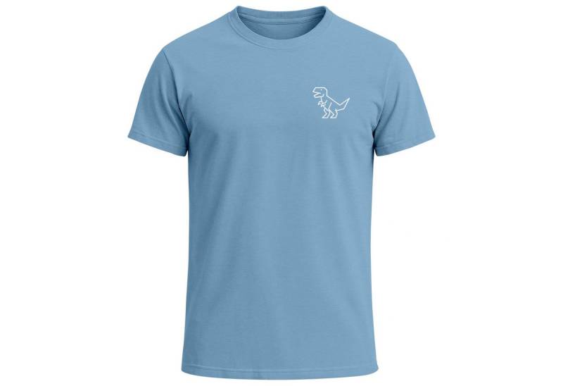 Neverless Print-Shirt Herren T-Shirt mit Dino Print – Lustiges T-Rex Logo auf der Brust – mit Print von Neverless