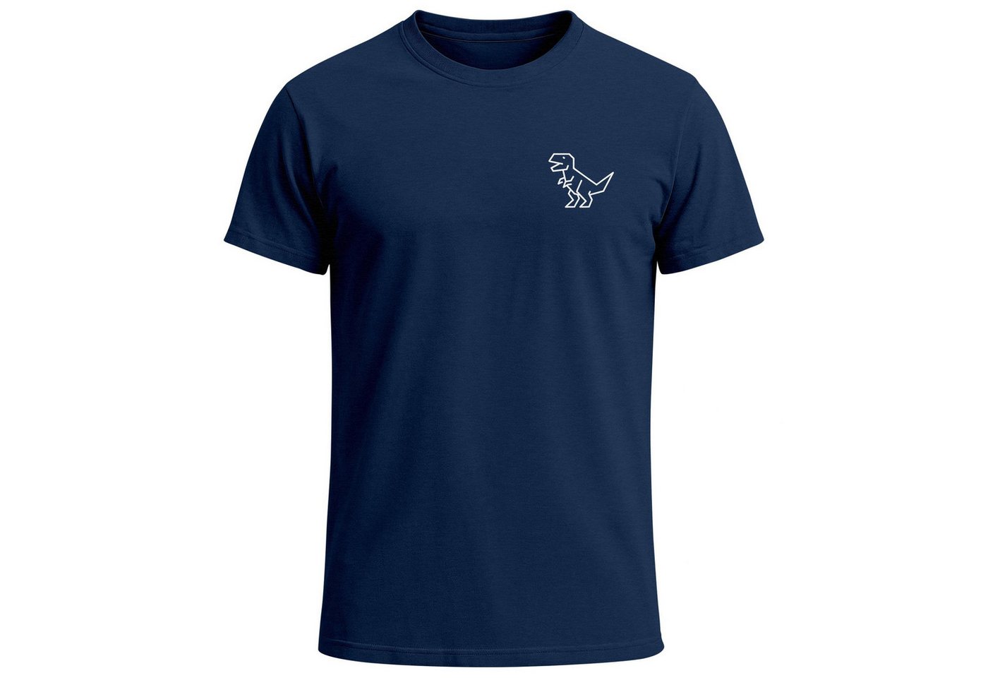 Neverless Print-Shirt Herren T-Shirt mit Dino Print – Lustiges T-Rex Logo auf der Brust – mit Print von Neverless