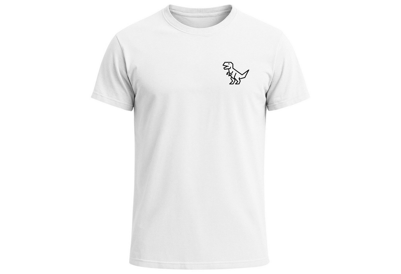 Neverless Print-Shirt Herren T-Shirt mit Dino Print – Lustiges T-Rex Logo auf der Brust – mit Print von Neverless