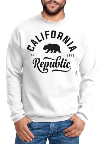 Neverless Schöner California Republic Herren Pullover Sweatshirt weiß XS Neverless Schöner California Republic Herren Pullover Sweatshirt weiß XS von Neverless