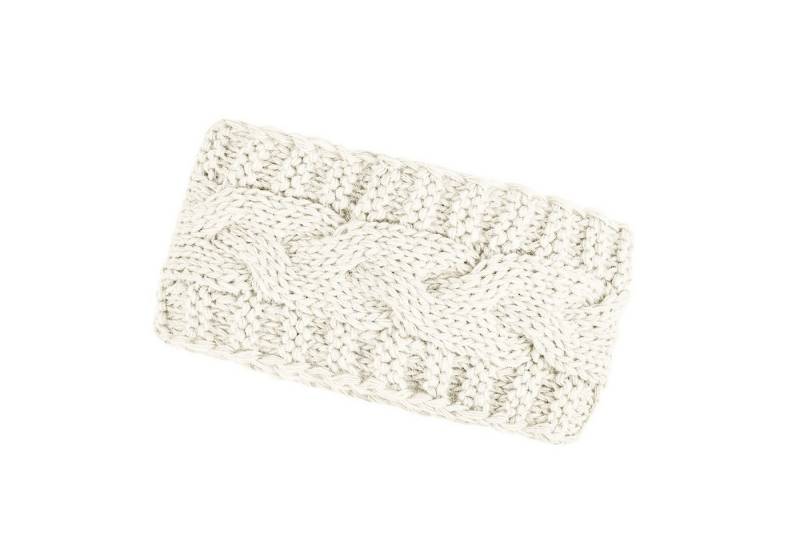 Neverless Stirnband warmes Damen Strick-Stirnband Fleece Futter Zopfmuster Ohrenschutz von Neverless