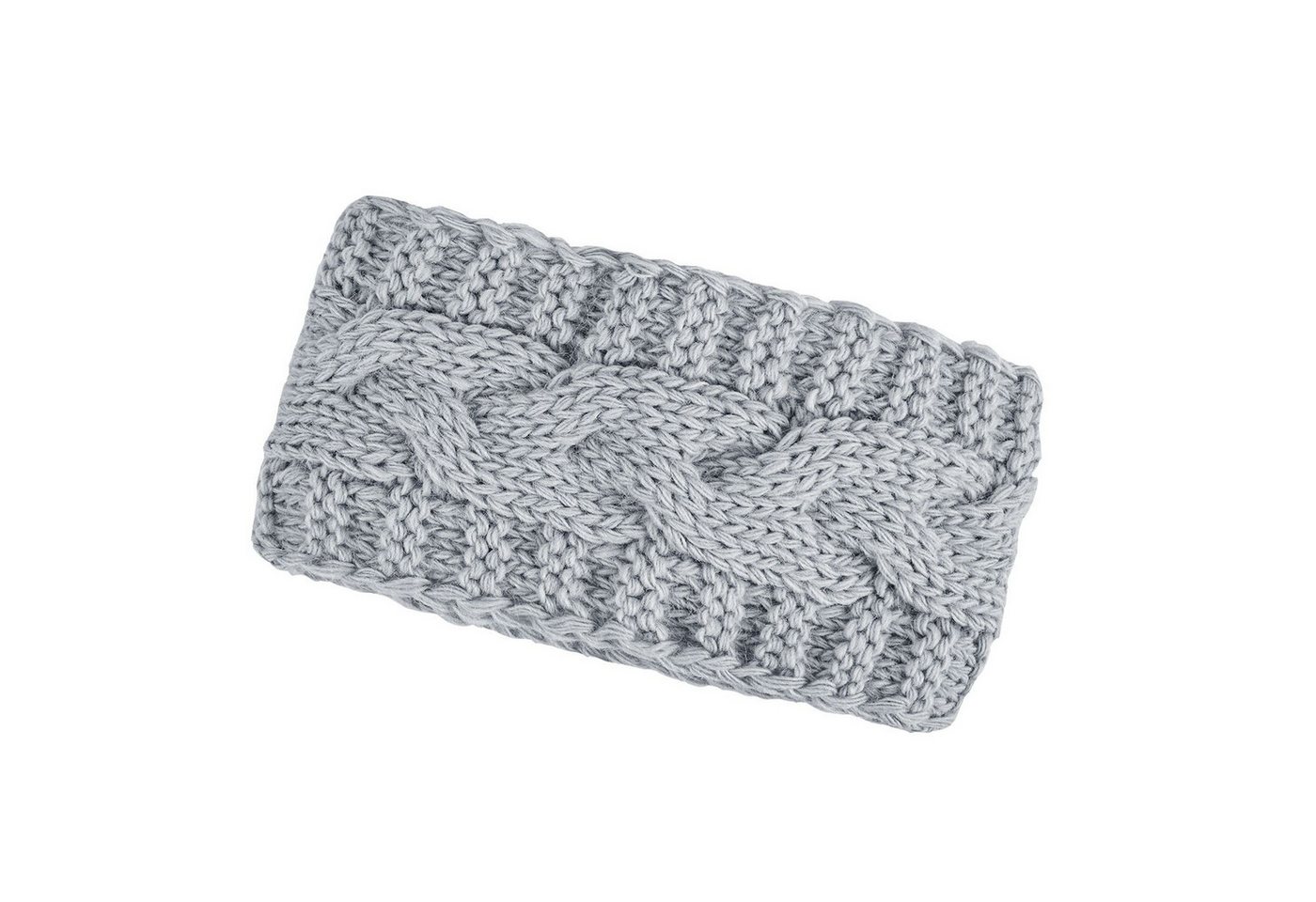 Neverless Stirnband warmes Damen Strick-Stirnband Fleece Futter Zopfmuster Ohrenschutz von Neverless