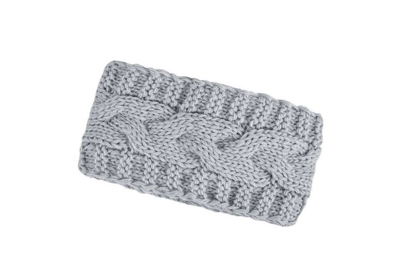 Neverless Stirnband warmes Damen Strick-Stirnband Fleece Futter Zopfmuster Ohrenschutz von Neverless