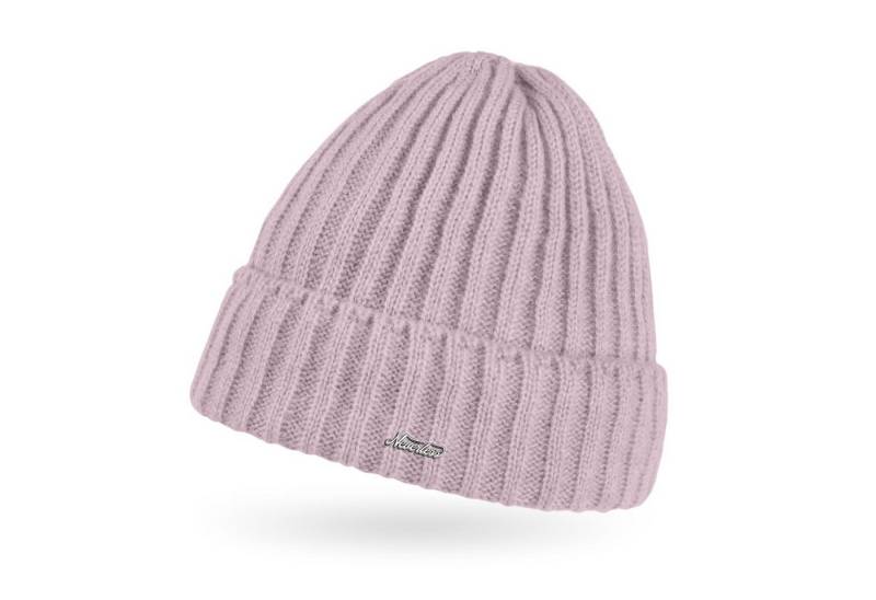 Neverless Strickmütze Damen Mütze Strick-Beanie Herbst Übergangszeit ungefüttert mit von Neverless