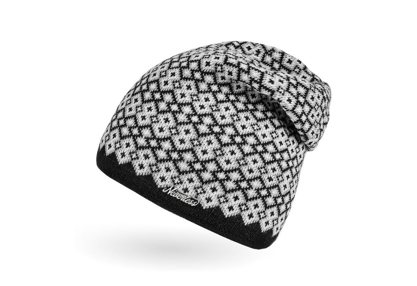 Neverless Strickmütze Damen Strick-Mütze Beanie gefüttert Fleece Innenfutter Winter-Mütze Neverless Strickmütze Damen Strick-Mütze Beanie gefüttert Fleece Innenfutter Winter-Mütze von Neverless