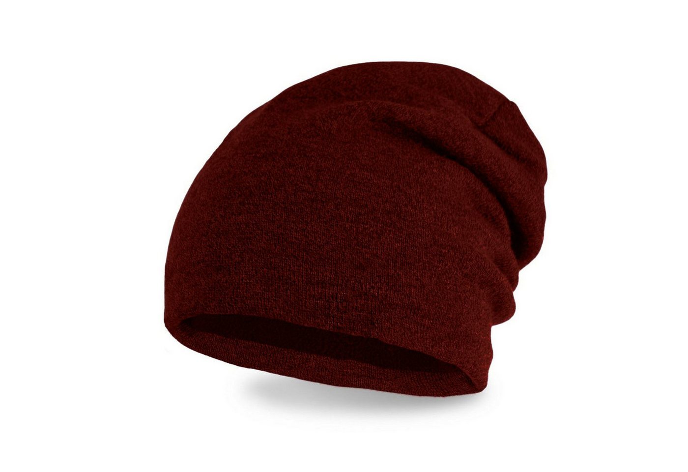 Neverless Strickmütze gefütterte Strickmütze Herren Strick-Beanie Fleece Futter lange von Neverless