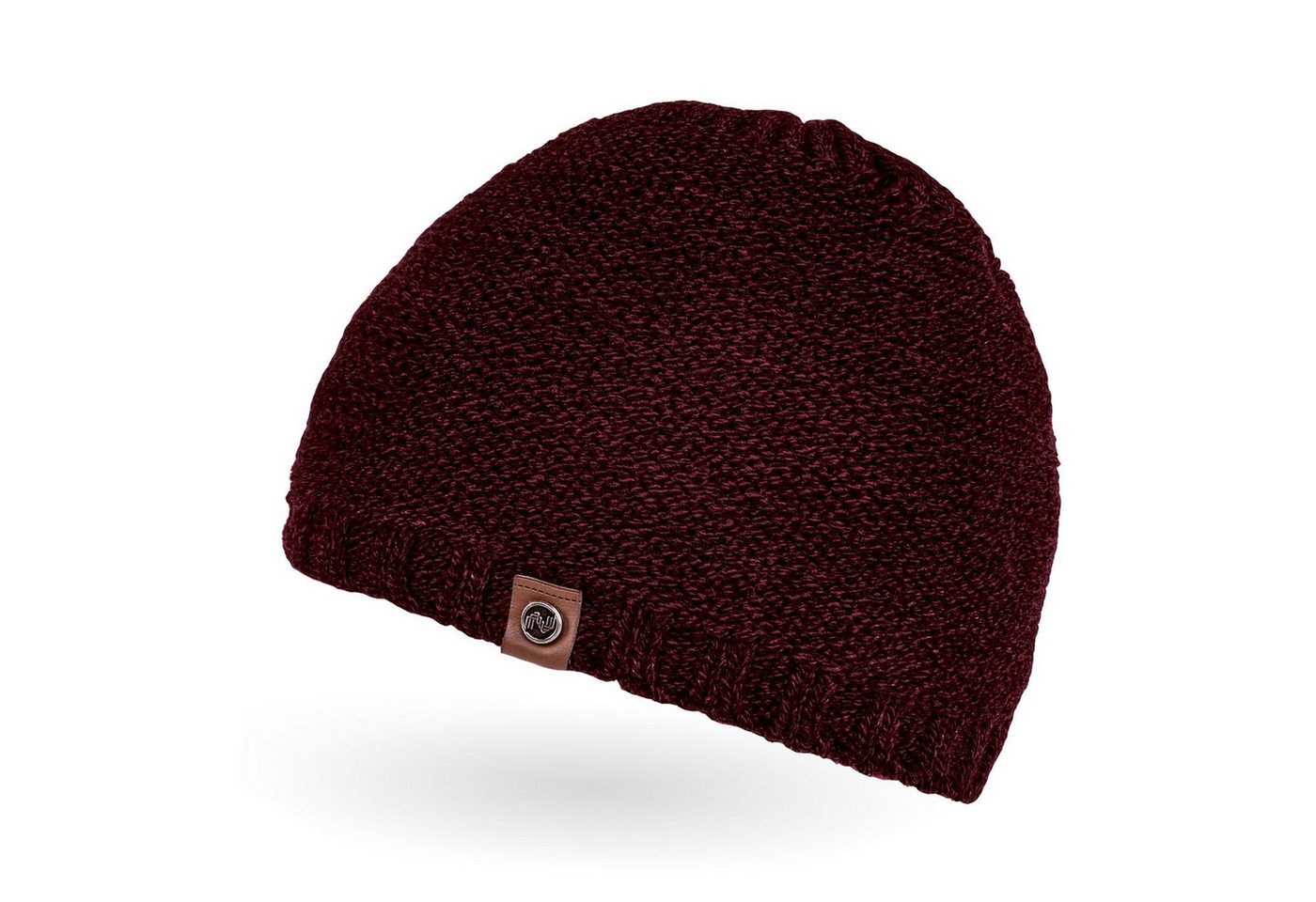 Neverless Strickmütze gefütterte Strickmütze für Herren, Mütze mit Fleece Futter von Neverless