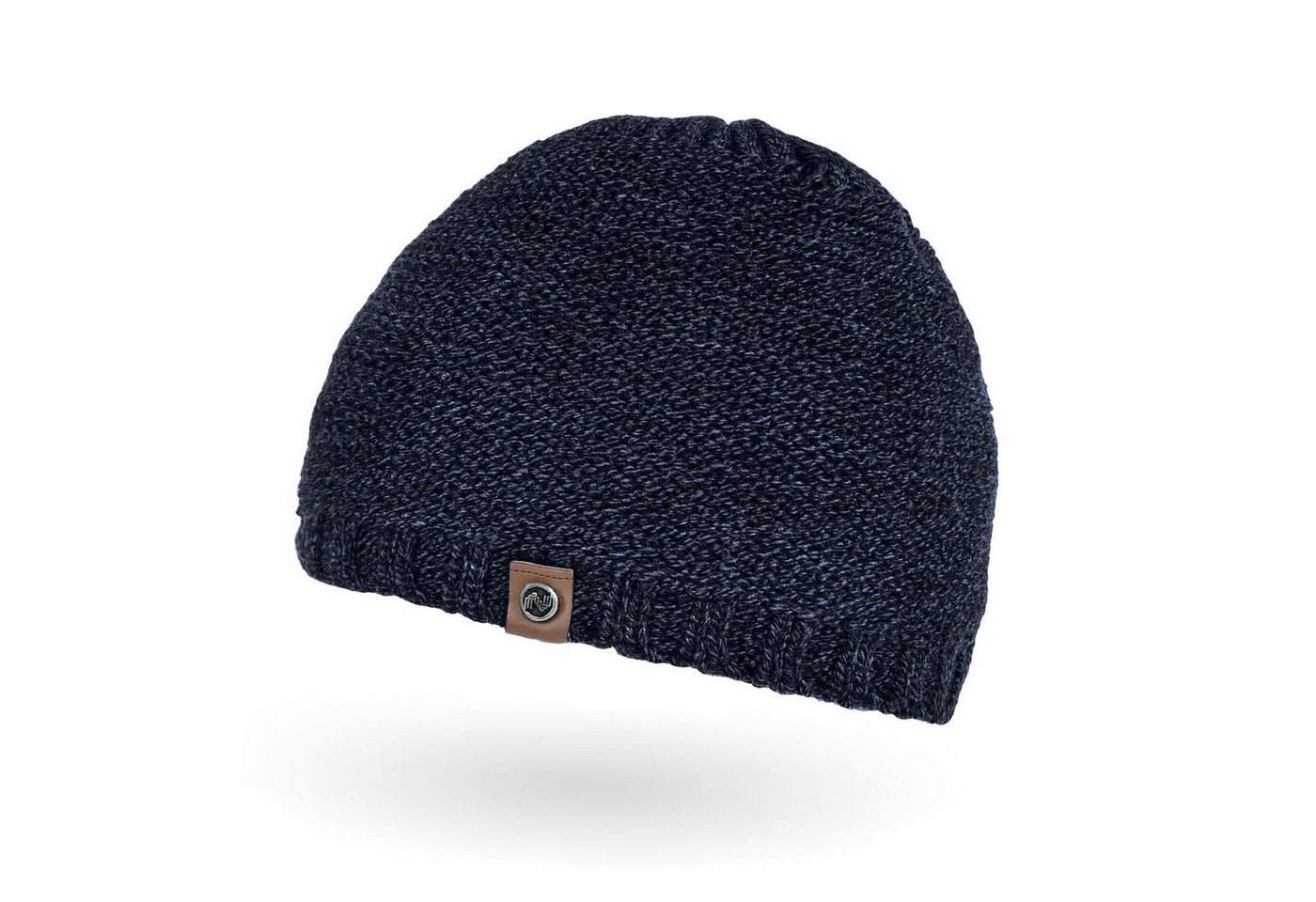 Neverless Strickmütze gefütterte Strickmütze für Herren, Mütze mit Fleece Futter von Neverless