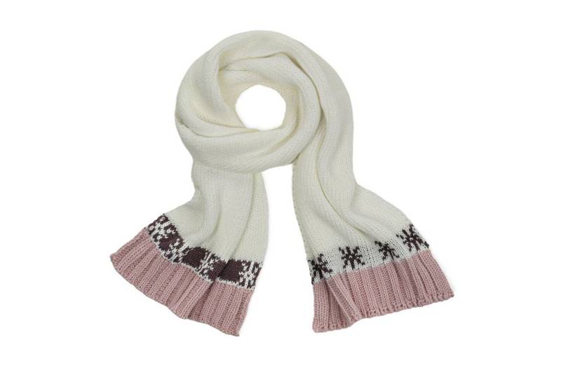 Neverless Strickschal Damen Schal Winter Herbst Winterschal Strickschal Dreifarbig von Neverless