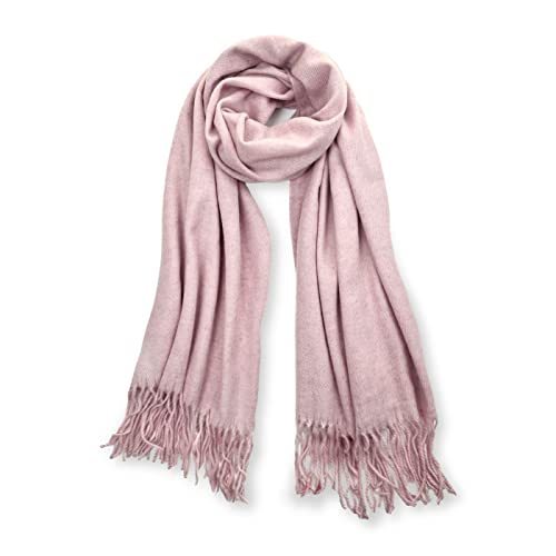 Neverless Strickschal mit Fransen einfarbig lang XXL Wollschal Oversized Winterschal Herren Damen Unisex rosa unisize Neverless Strickschal mit Fransen einfarbig lang XXL Wollschal Oversized Winterschal Herren Damen Unisex rosa unisize von Neverless