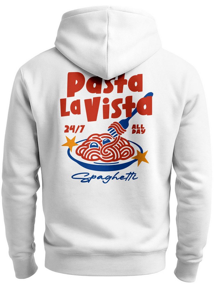 Neverless Sweatjacke Herren Sweatjacke Backprint Pasta Grafik Zipjacke Zip-Hoodie Männer von Neverless