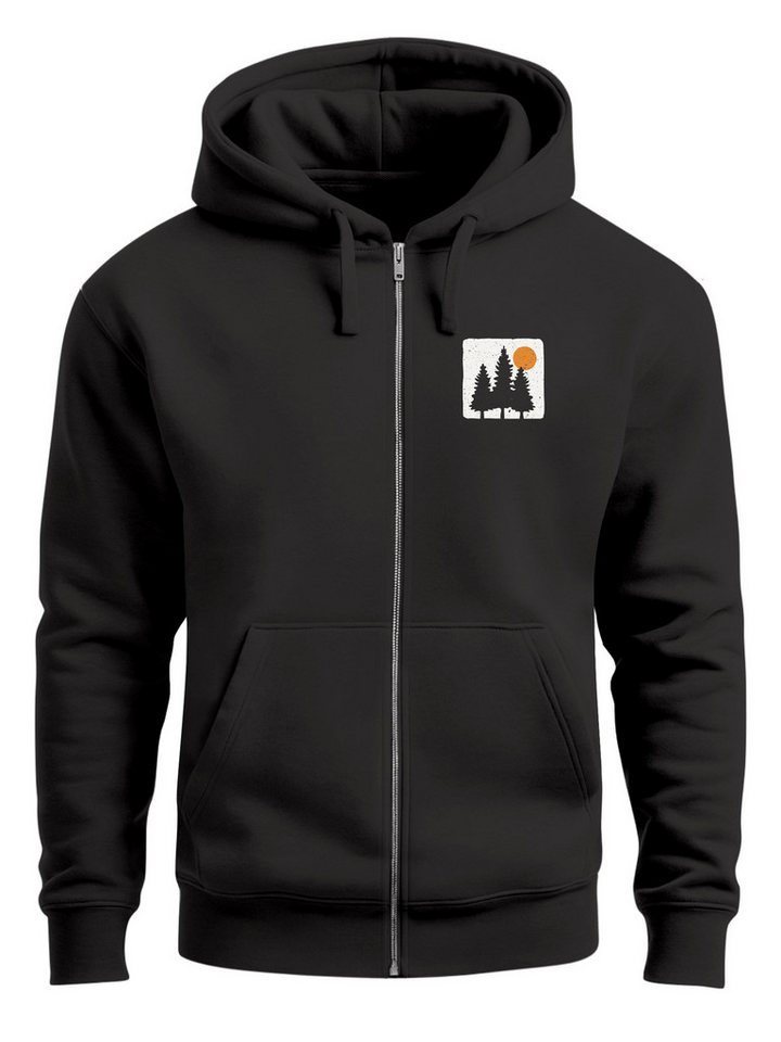 Neverless Sweatjacke Herren Sweatjacke mit Kapuze Print Bäume Logo Sweatshirt Zipjacke Neverless Sweatjacke Herren Sweatjacke mit Kapuze Print Bäume Logo Sweatshirt Zipjacke von Neverless