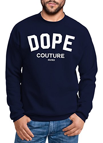 Neverless Sweatshirt Herren DOPE Couture Rundhals-Pullover Navy XS Neverless Sweatshirt Herren DOPE Couture Rundhals-Pullover Navy XS von Neverless