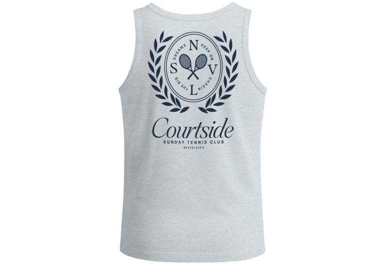 Neverless Tanktop Herren Tank-Top Backprint Sunday Tennis Club Sport Retro Design mit Print von Neverless