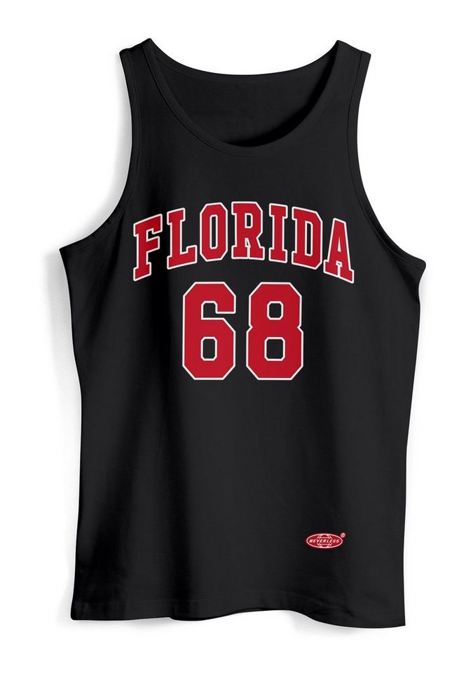 Neverless Tanktop Herren Tank-Top Print Florida 86 Trikot College Style Basketball Sport mit Print von Neverless