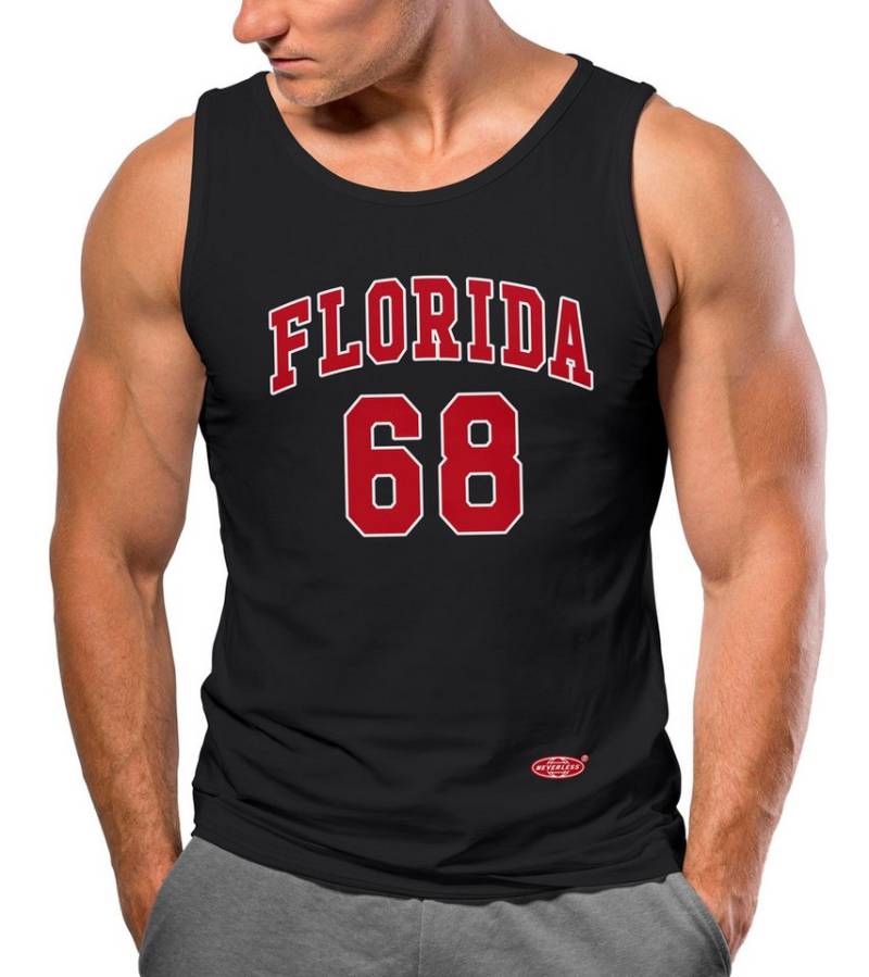 Neverless Tanktop Herren Tank-Top Print Florida 86 Trikot College Style Basketball mit Print von Neverless