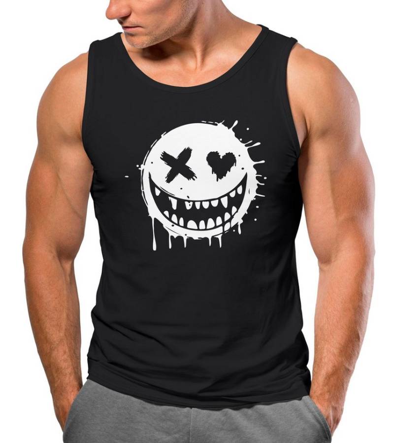 Neverless Tanktop Herren Tank-Top {replace} Muskelshirt mit Print von Neverless
