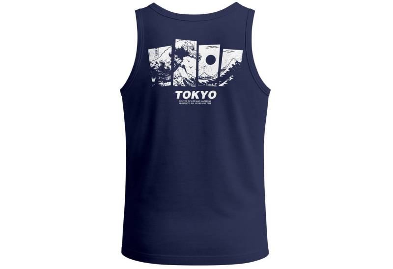Neverless Tanktop Herren Tanktop Tokyo Print - Ärmelloses Shirt mit Japan Grafik – mit Print von Neverless