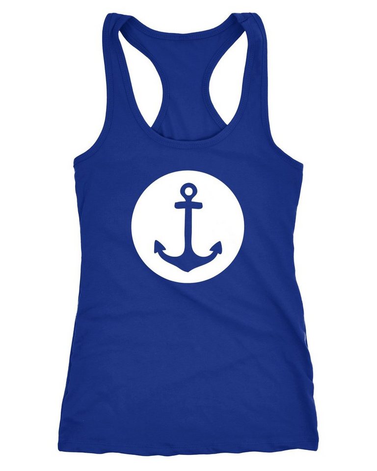 Neverless Tanktop läßiges Damen Tank-Top mit Anker Motiv Neverless® von Neverless