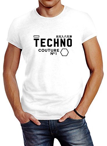 Neverless Techno Shirt Herren weiß M Neverless Techno Shirt Herren weiß M von Neverless