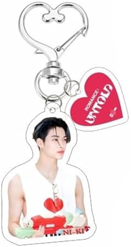 8 Stück Acryl-Schlüsselanhänger Enhypen Romance: UNTOLD Rucksack Telefon Anhänger Schlüsselanhänger für Fans Kinder, Ni Ki, noraml von Nevstop