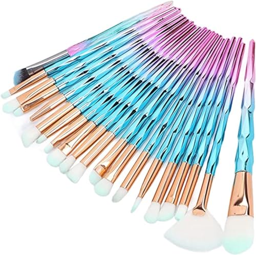 20 Stücke Diamant Make -up -Pinsel Set Hellblau Pulver Foundation Fundament Mix Lidschatten Lip Kosmetische Schönheit - Make -up Pinsel - Pinsel - Lidschatten - Highlighter - Pinsel - Makeup - 20 Stücke Diamant Make -up -Pinsel Set Hellblau Pulver Foundation Fundament Mix Lidschatten Lip Kosmetische Schönheit - Make -up Pinsel - Pinsel - Lidschatten - Highlighter - Pinsel - Makeup - von New Age Devi