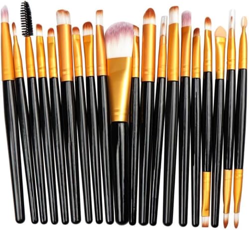 20 Stücke Make -up Pinsel Set Schwarz Gold Lidschatten Foundation Pulver Eyelash Eyelash Lippen Make -up Pinsel Kosmetische Schönheit Werkzeug Kit Heiße 20 Stücke Make -up Pinsel Set Schwarz Gold Lidschatten Foundation Pulver Eyelash Eyelash Lippen Make -up Pinsel Kosmetische Schönheit Werkzeug Kit Heiße von New Age Devi