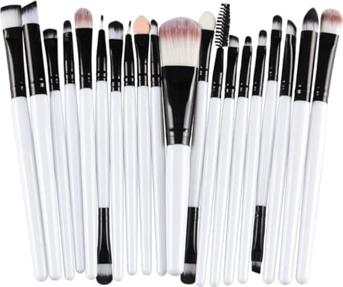 20 Stücke Make -up Pinsel Set Schwarz -Weiß Lidschatten Foundation Pulver Eyeliner Eyelash Lippen Make -up Pinsel Kosmetische Schönheit Tool Kit Heiß 20 Stücke Make -up Pinsel Set Schwarz -Weiß Lidschatten Foundation Pulver Eyeliner Eyelash Lippen Make -up Pinsel Kosmetische Schönheit Tool Kit Heiß von New Age Devi