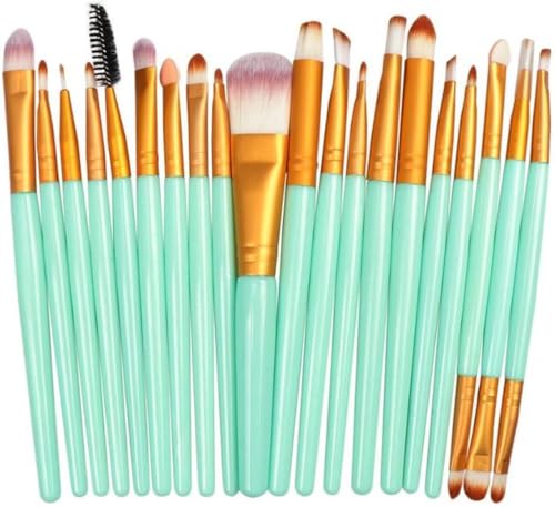 20 Teile Make -up Pinsel Set Grüne Lidschattenfundamentpulver Eyeliner Eyelash Lippen Make -up Pinsel Kosmetische Schönheit Werkzeug Kit Heiß 20 Teile Make -up Pinsel Set Grüne Lidschattenfundamentpulver Eyeliner Eyelash Lippen Make -up Pinsel Kosmetische Schönheit Werkzeug Kit Heiß von New Age Devi