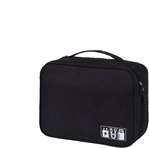 New Age Devi - - Kabel Organizer -Tasche: Kabel und Zubehör speichern - schwarz von New Age Devi
