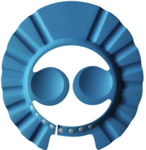 New Age Devi - Schützen Sie das empfindliche Ohr Ihres Kleinen mit der Blue Deluxe -Duschhaube - speziell für Kinder im Alter von 0 bis 6 Jahren ausgelegt | 27cm | Duschkappe für Babys und von New Age Devi