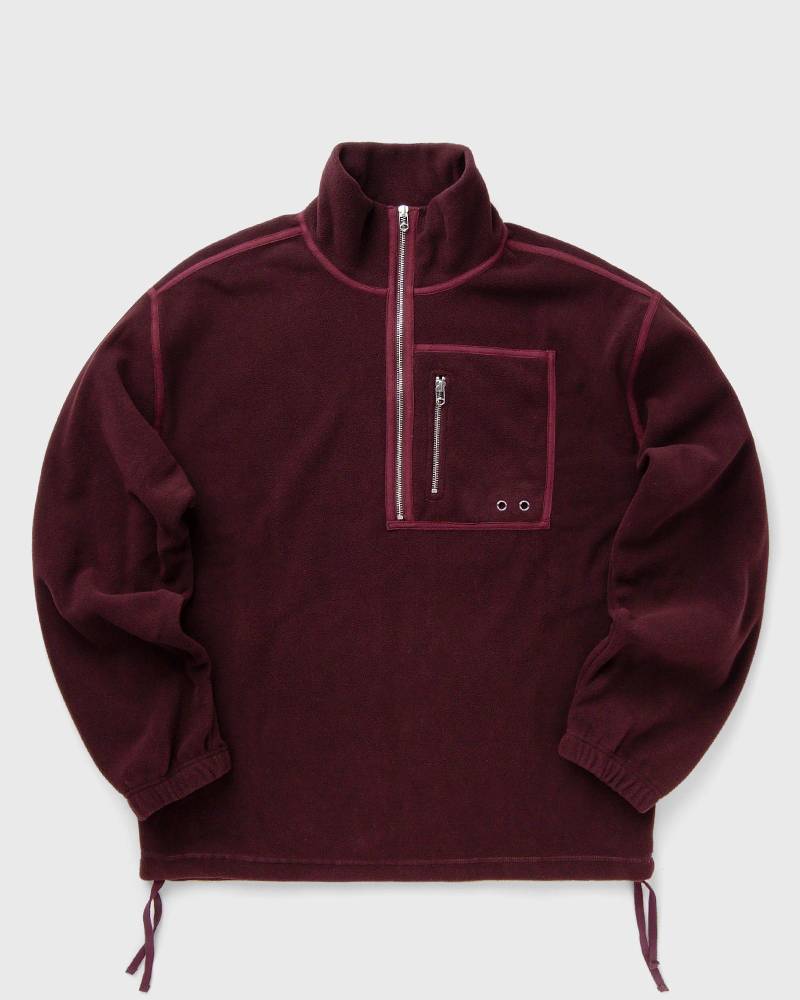 New Amsterdam FLEECE HALF ZIP HALF men Half-Zips|Sweatshirts red in Größe:XL von New Amsterdam