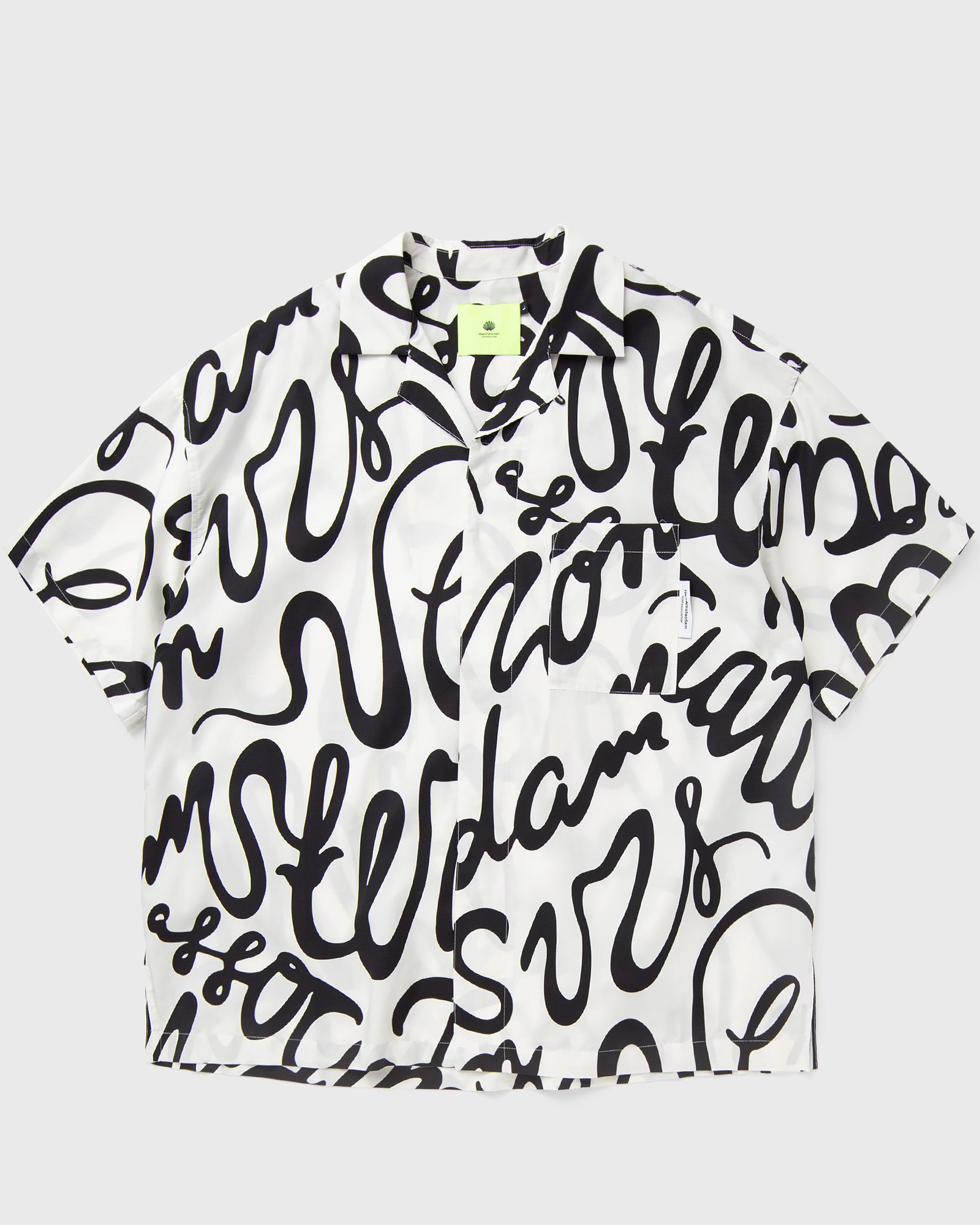 New Amsterdam WIJK SHIRT TULIP men Shortsleeves black|white in Größe:S von New Amsterdam