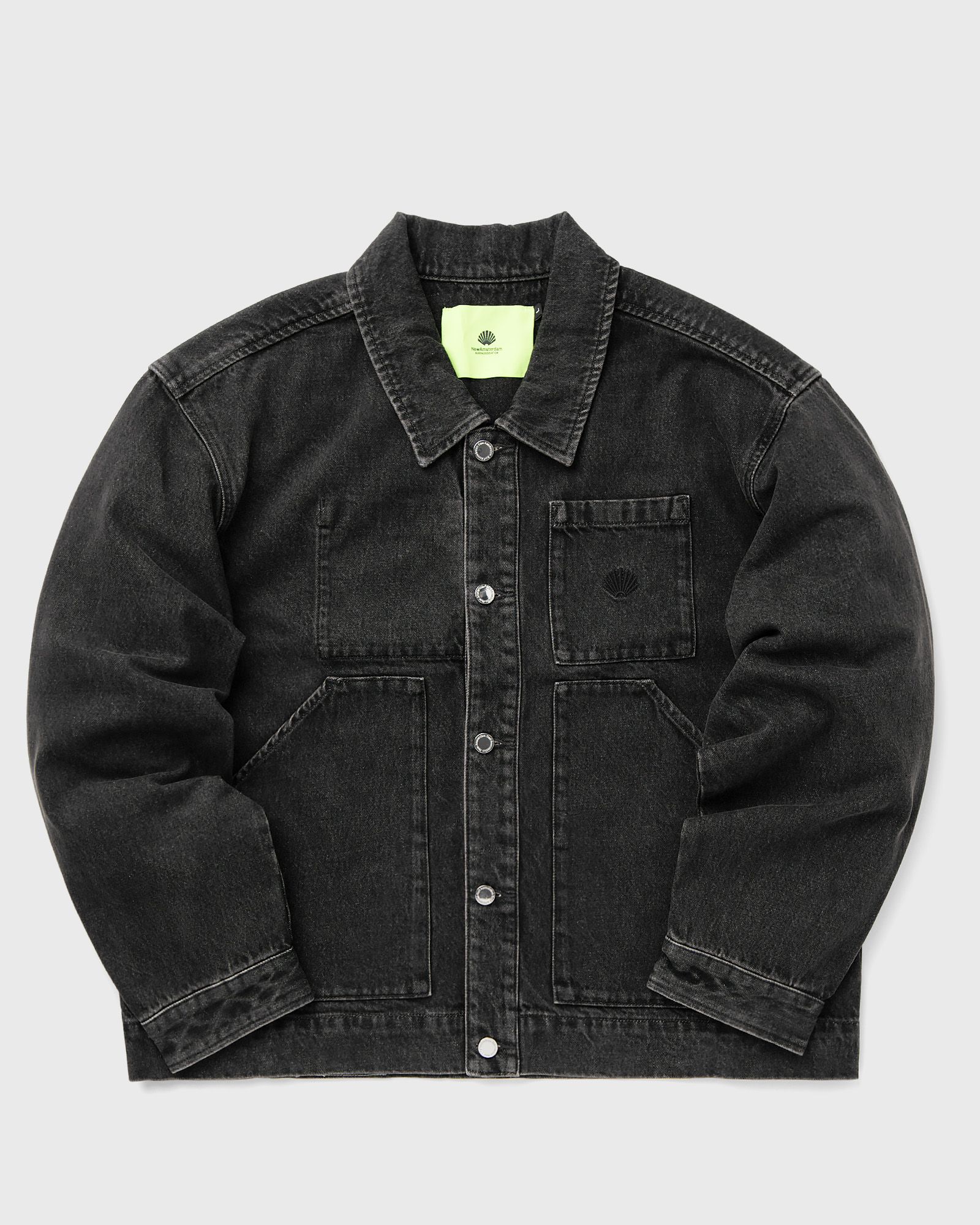 New Amsterdam WORK JACKET men Denim Jackets black in Größe:L von New Amsterdam