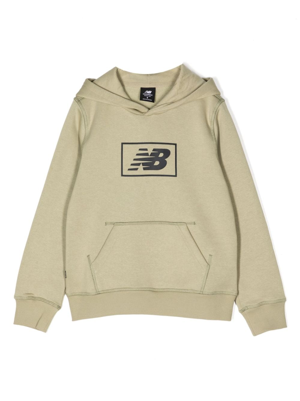 New Balance Kids Hoodie mit Logo-Print - Grün von New Balance Kids