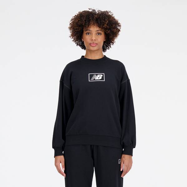 NEW BALANCE Damen Kapuzensweat Essentials Americana French Terry Crew von New Balance