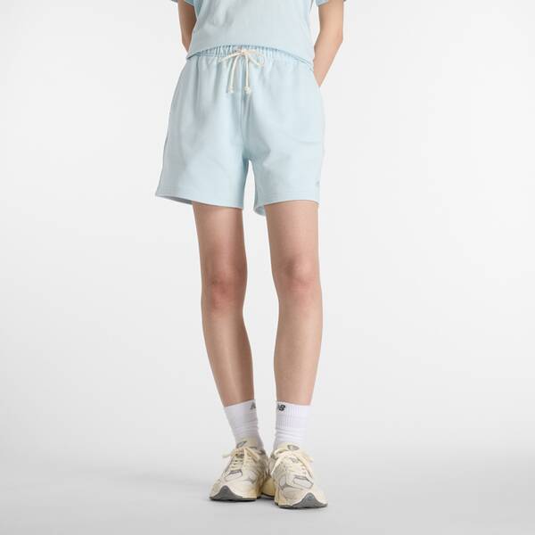 NEW BALANCE Damen Hose Athletics French Terry Short von New Balance